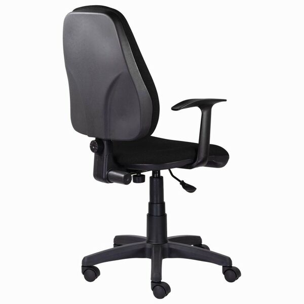 Стулья и кресла: Кресло Brabix Comfort MG-321 регулируемая эргономичная спинка, ткань, черное [532556] фотографии