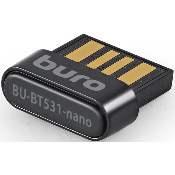 Купить Адаптер USB BURO BU-BT531-NANO BT5.3+EDR class 1.5 20м черный в компании Зеон