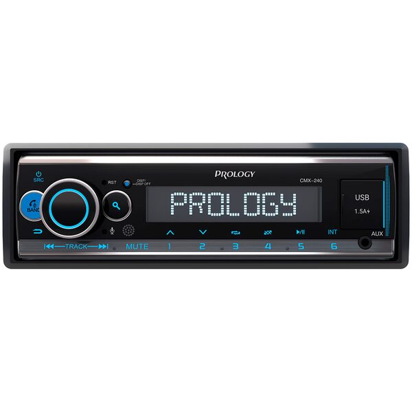 Купить Автомагнитола Prology CMX-240 1DIN 4x55Вт v4.2 AUX 3 ПДУ [PRCMX240] в компании Зеон