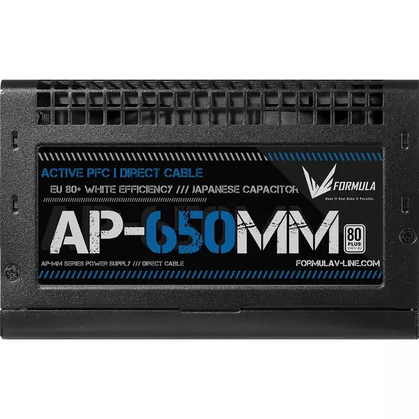 Купить Блок питания Formula AP-650ММ ATX 650W 80 PLUS WHITE (20+4pin) APFC 120mm fan 6xSATA RTL, изображение 3 в компании Зеон