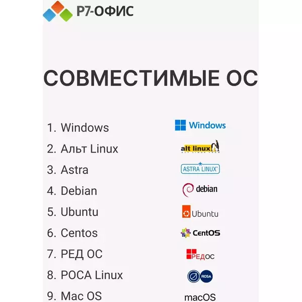 Офисное приложение Р7-Офис Профессиональный. Для бизнеса 1 польз. бессрочно ТП 1г [R7DTB.UI.RT.NGUL0.0823.001BE] фотографии