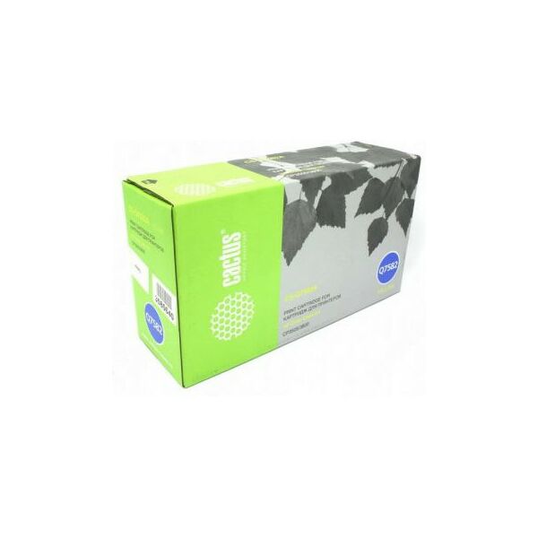 Для HP (совместимые): Картридж Cactus CS-Q7582A Yellow для hp LJ CP3505/3600/3800 фотографии