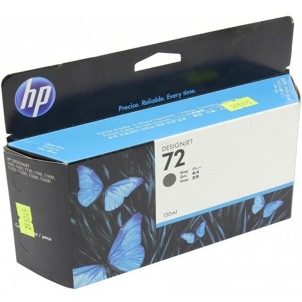Для HP (оригинал): Картридж HP C9374A Gray №72, для HP Designjet T1100 фотографии