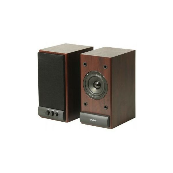 Колонки: Колонки SVEN SPS-609 Cherry 2x5W, дерево фотографии