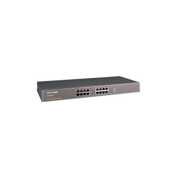 Коммутаторы, маршрутизаторы, межсетевые экраны: Коммутатор TP-Link TL-SG1016 16-port 10/100/1000 фотографии