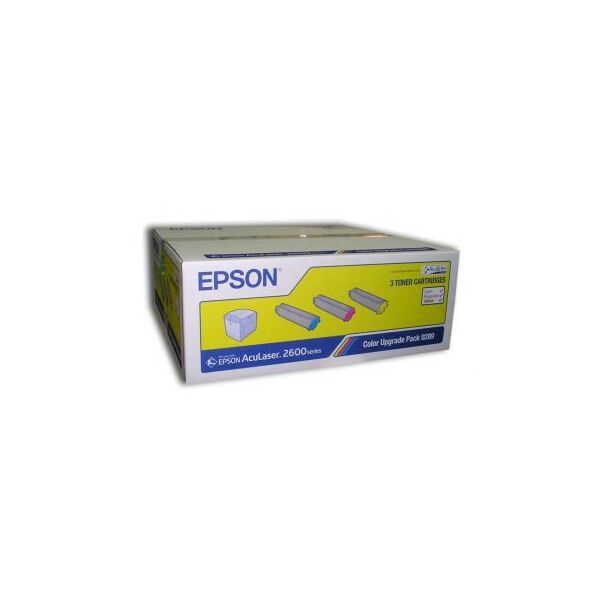 Для Epson (оригинал): Набор из 3 картриджей Epson S050289 Upgrade Pack CMY EPS AcuLaser 2600 серии фотографии
