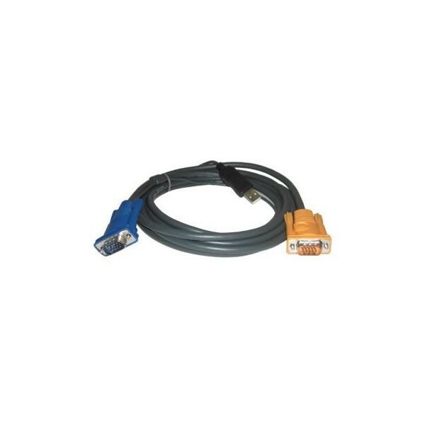 KVM-переключатели: Кабель ATEN 2L-5203UP для KVM переключателей  USB+VGA15M, 3м фотографии