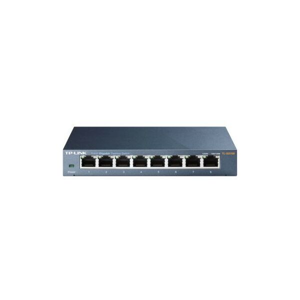 Коммутаторы, маршрутизаторы, межсетевые экраны: Коммутатор TP-Link TL-SG108 Gigabit Desktop Switch 8UTP 10/100/1000 Mbps фотографии