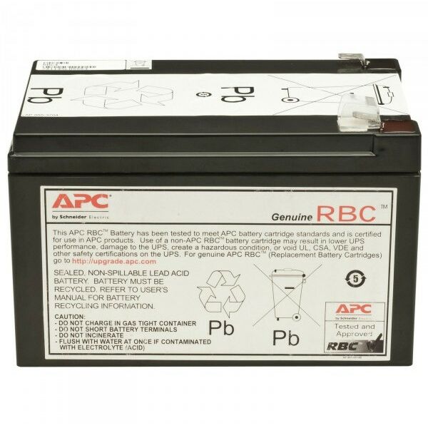 Аккумуляторы для ИБП и охранных систем: Сменная батарея для UPS APC RBC4 фотографии