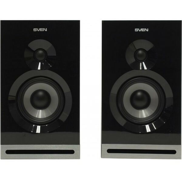 Колонки: Колонки SVEN SPS-705 Black 2x20W, дерево, Bluetooth фотографии