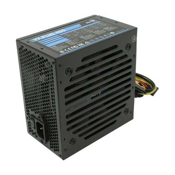 Блоки питания: Блок питания AeroCool VX-400 PLUS 400W ATX 24+2x4+6пин RTL фотографии