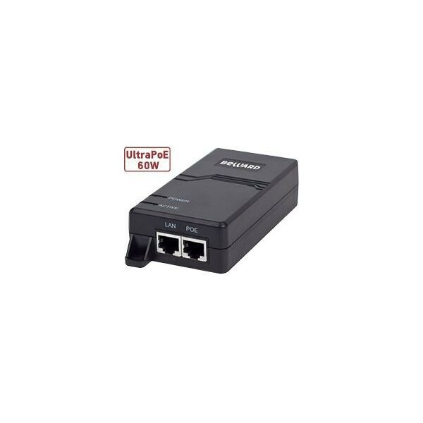 Купить Ultra PoE-инжектор Beward STL-11XP IEEE 802.3 af/at (60 Вт), 1 порт, до 1 Гбит/c, до 100 м, 50 В, защита выхода питания от КЗ и перегрузки в компании Зеон