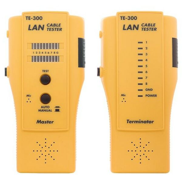 Монтажное оборудование: Кабельный тестер Nikomax NMC-TE300 UTP/STP, RJ45, RJ12, RJ11, BNC, со встроенным переговорным устройством фотографии