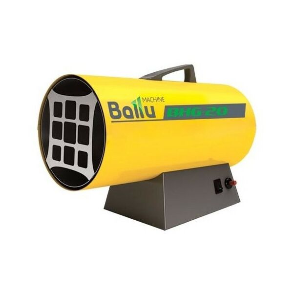 Тепловые пушки: Тепловая пушка газовая Ballu BHG-20 17кВт, поток 400м3\ч, 5.5кг, пропан\бутан, до 600м3 фотографии