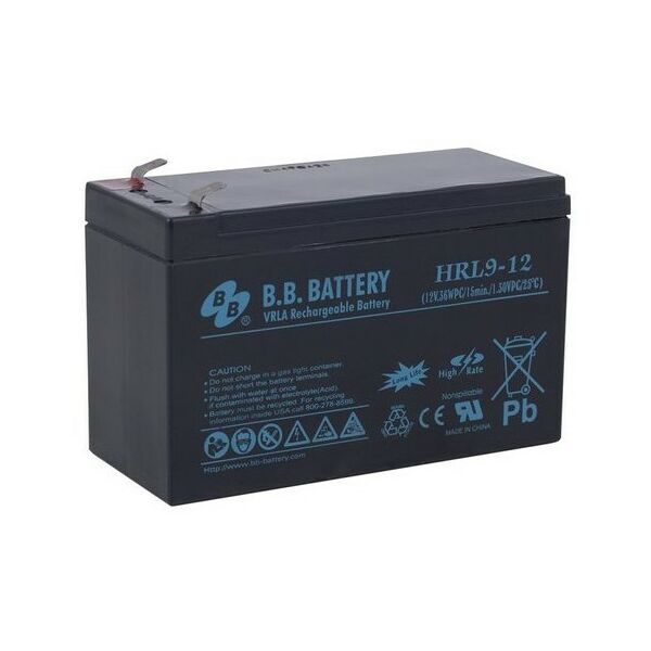Аккумуляторы для ИБП и охранных систем: Аккумулятор для UPS B.B. Battery HRL 9-12 12V, 9Ah фотографии