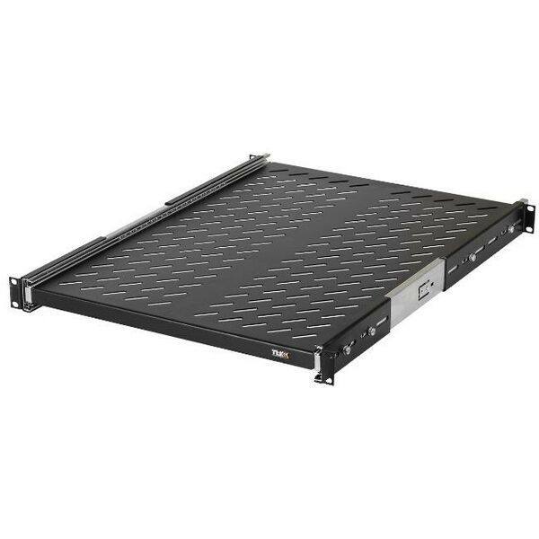Шкафы и стойки: Полка выдвижная TLK TLK-SHFC-600R-BK 19", Ш418хГ600мм, для шкафа и стойки глубиной 800мм, черная фотографии