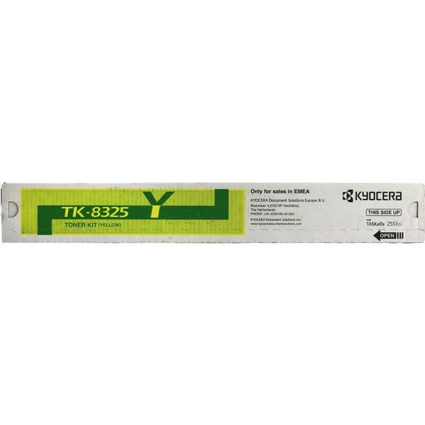 Для Kyocera: Тонер-картридж ELP Imaging CT-KYO-TK-8325Y Yellow для Kyocera TASKalfa 2551ci TK-8325Y 12K фотографии
